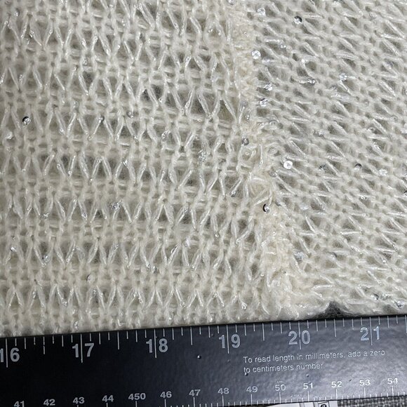 Cashmere Wool Sweater Womens XXS Oversized Alpaca Sequin Nordstrom Signature New - Picture 10 of 12